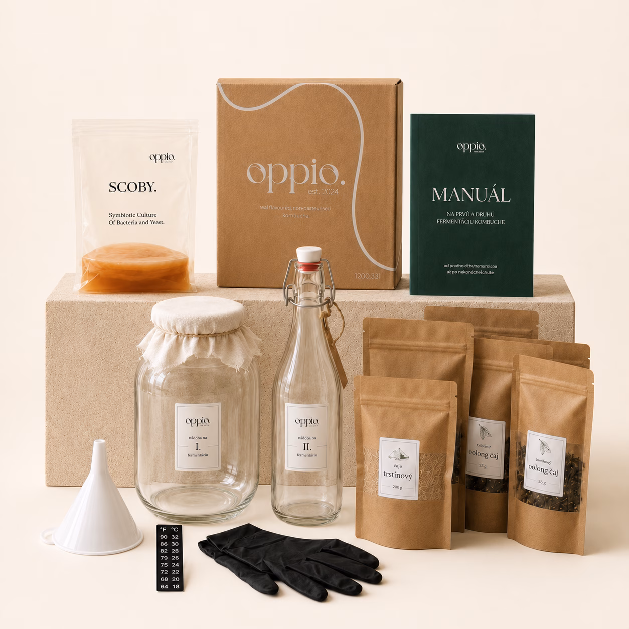 Kombucha kit – výchozí foto