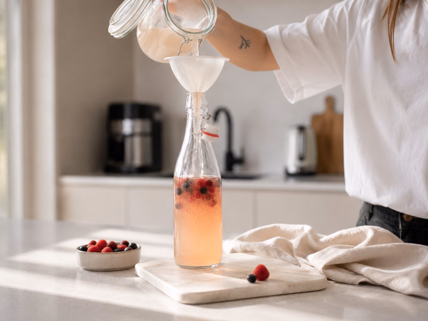 druhá fermentace vodního kefíru