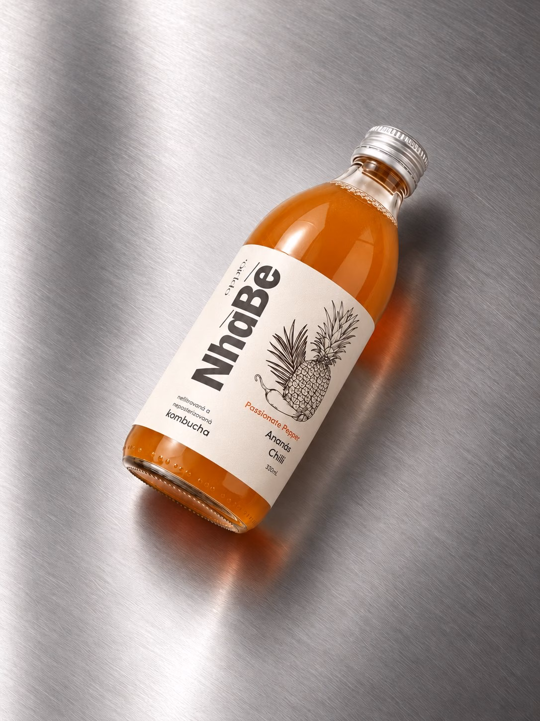 Kombucha oppio. Ananas & chilli 330 ml