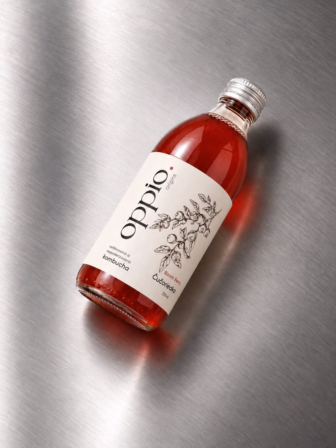Kombucha oppio. Borůvka 330 ml