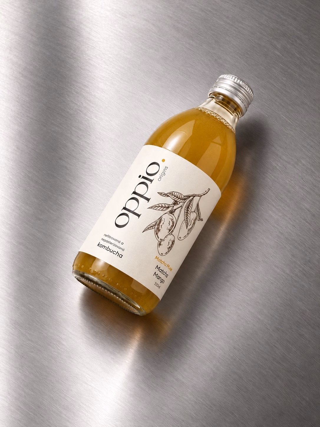 Kombucha oppio. Mango & matcha 330 ml